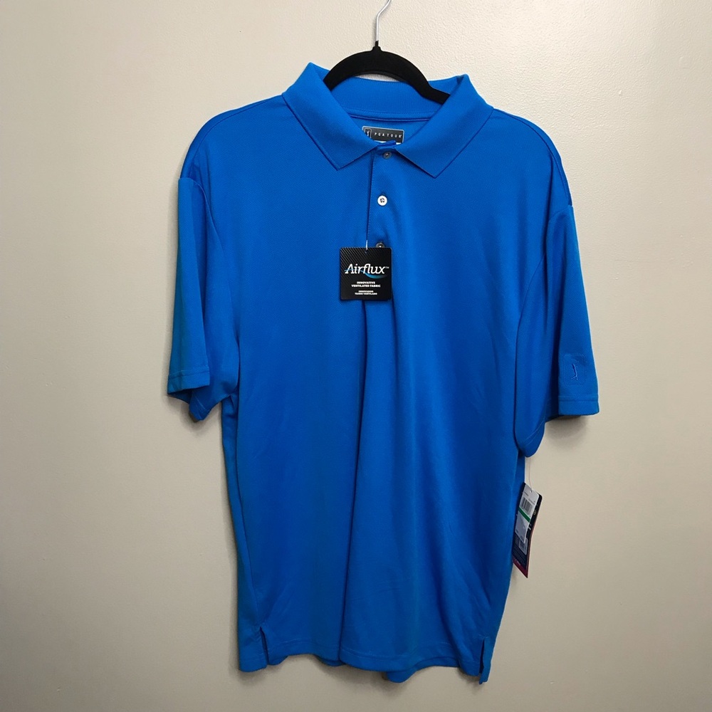 PGA Tour Vibrant Blue Polo Shirt